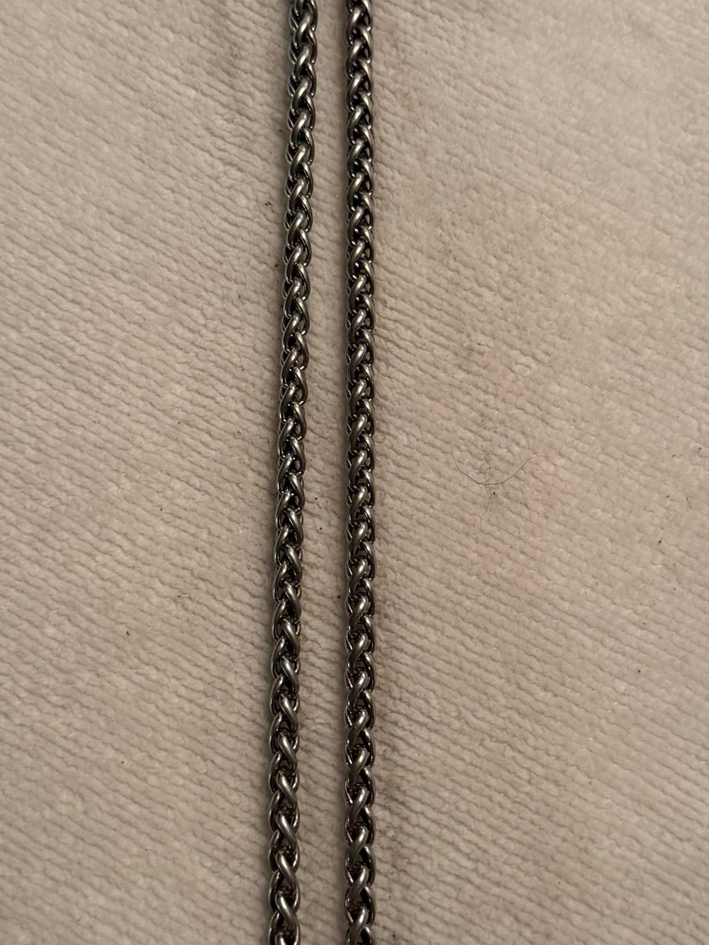 James Avery thick sterling silver chain and cross pendant